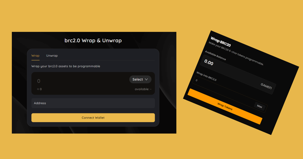 Shot: How to Wrap brc2.0 tokens?